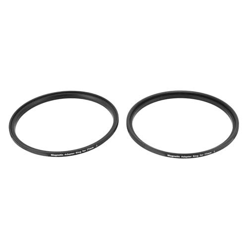 Anillo adaptador de filtro magnético de 77 mm, kit de rosca de liberación rápida en aluminio