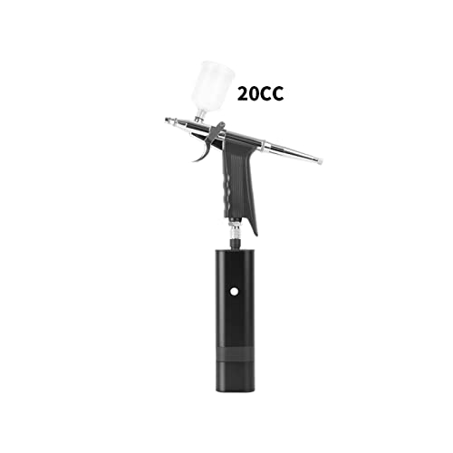 Universal Paint Spraye Cordless Airbrush Kit with Gravity Trigger Type Spray Gun for Art Model Body Paint Artist Makeup Nail Tattoos Cake Tools Painting, Varnishing,Lacquering