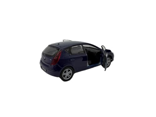 Dromader Welly Modellauto Hyundai i30 2009 Miniatur Auto Maßstab 1:39 blau