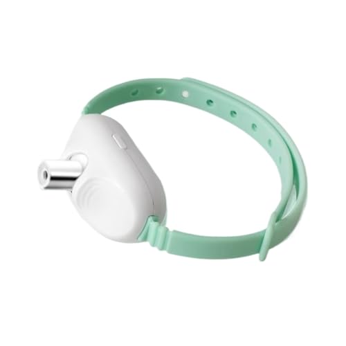 bjlysk Automatic Cat Toys with LED Light,Two Lighting Modes, Interactive Toys for Indoor Cats,Wearable Electronic Collar for Kitten,Rechargeable Amusing Gifts for Cat Lovers (Green)