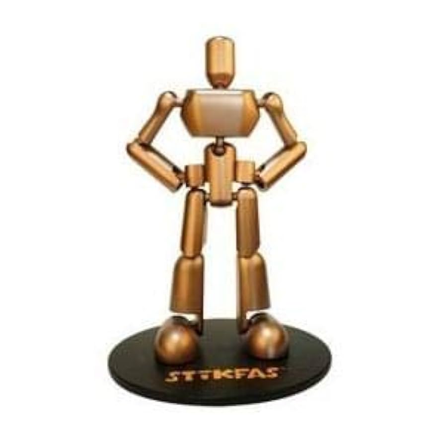 STiKFAS スティクファス フィギュア ゴールド Amazon.com: Toynk Stikfas 14