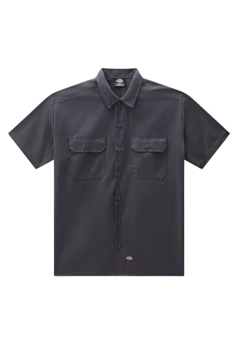 Dickies chemise manches courtes work grise anthracite chemisette homme
