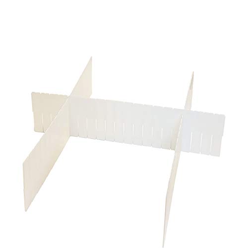 1MI STORE Feuilles en plastique pour diviser les tiroirs 13 x 51 (3 lattes)