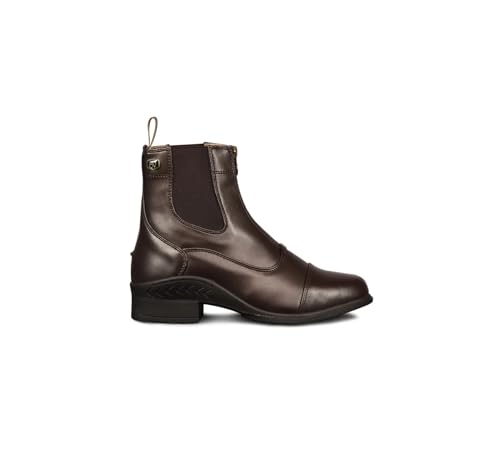 Image of Ovation Women's Lightweight Stylish Equestrian Horse Riding Ankle Length Synthetic Vega Leather Quantum Zip Paddock Boots