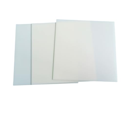 Thin Alumina Ceramic Sheet, 0.25~1mm Thickness Thin Aluminum Oxide Ceramics Board, Al2O3≥99%, High Temperature Insulated Ceramic Substrate, Alumina Ceramic Sheet (1, 100 * 100mm 0.25mmThickness)