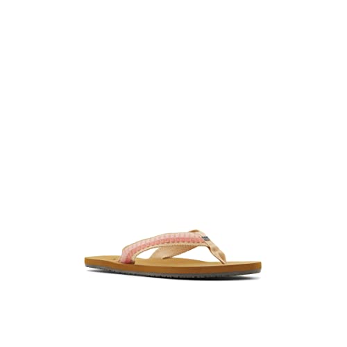 Billabong Women's Baja Flat Sandal, Orange, 7.5 #TOP3