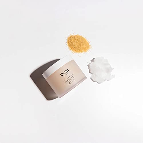OUAI Scalp & Body Scrub, Melrose Place - Exfoliating Body Scrub with Sugar & Coconut Oil Blend for Smooth, Moisturized Skin - Gentle Scalp Scrub for Removing Product Build Up (8.8 Oz) - Image 5