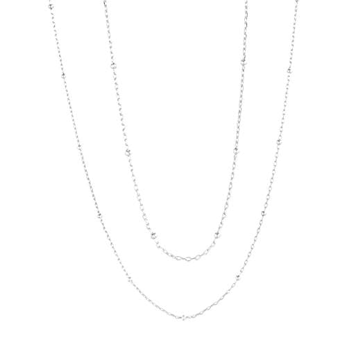 Collier perle croix en 2,0 mm : l'éclat d'un bijou féminin raffiné