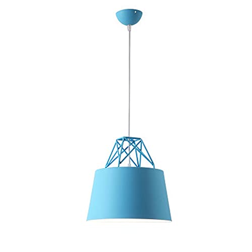 Lampe Suspendue E27 en Aluminium Rose | Plafonnier Moderne Chambre