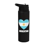 Argentina Flag Shirt | Argentine Stainless Steel Insulated Water Bottle