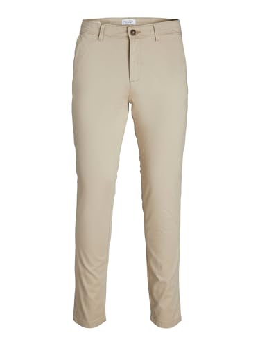 JACK & JONES Jpstmarco Jjbowie Noos Pantalones chinos, Beige, 30W / 34L Hombre