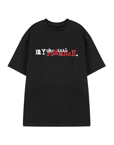 My Chemical Romance Unisex Black Short Sleeved T-Shirt | Iconic Logo Graphic Tee | Rock Band Merchandise Gift | Alternative Music Apparel for Men Women Teens