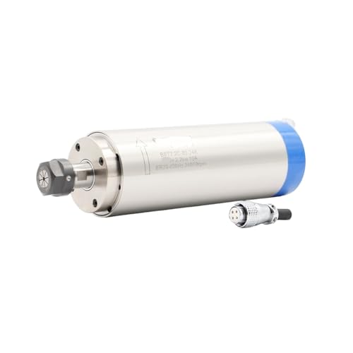 Moteur de broche CNC 2,2 kW refroidi par eau ER20 D80 pour fraiseuse 220V