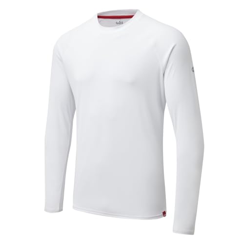 Gill Mens Long Sleeve UV Tec T-Shirt - 50+ UV Sun Protection3