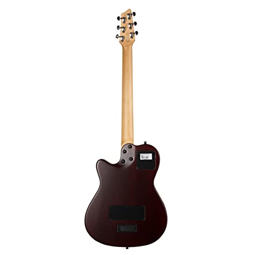 Godin A Series A6 Ultra Baritone Acoustic-Electric Guitar Burnt Umber #TOP2