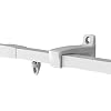 Telescopic Curtain Rail, Ceiling Or Wall Mounted Curtain Rod and Fittings, Curtain Track for Room Divider, with Rollers, End Caps, Installation AccessoriesWall,0.85m-1.5m