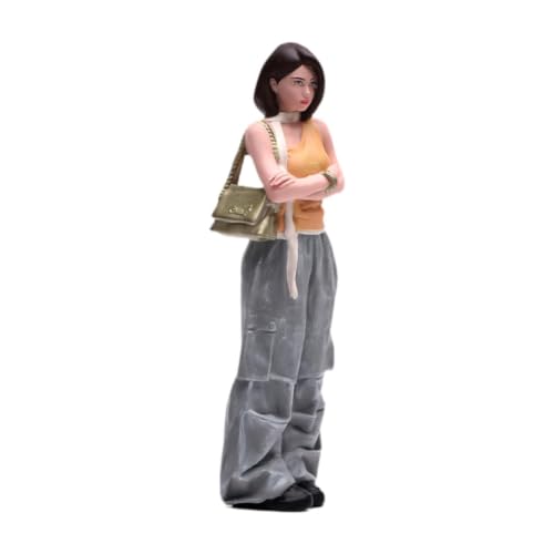 Figura niña escala 1/24 accesorio diorama miniatura de resina