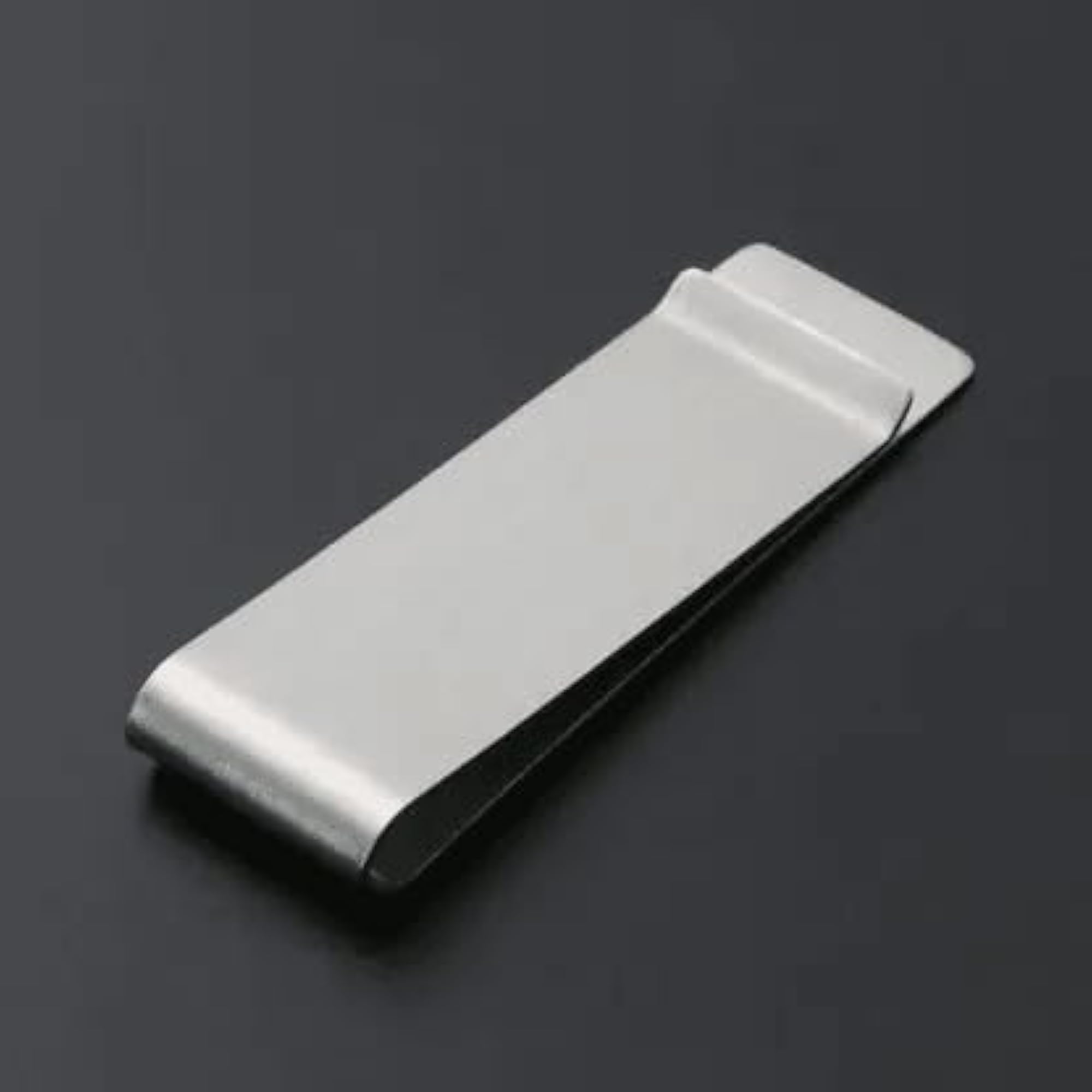 Stainless Steel Long Silver Cash Clip for Men