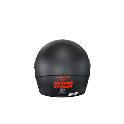 Image of Studds Chrome SUPER Full Face Helmet (Matt Black, x-large)