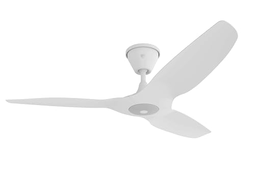 Image of Big Ass Fans Haiku Coastal 52 inch Smart Outdoor Ceiling Fan with Remote for Indoor & Covered Patio, Coastal-Rated, Corrosion-Resistant, Matte White