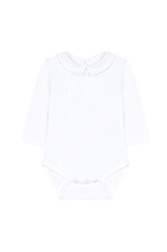 Tartine et Chocolat - Body para bebé con cuello Bianco 95