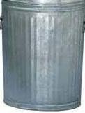 Commercial Duty 24 Gallon can- pregalvanized Steel