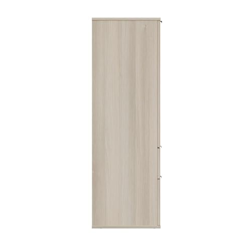 Image of Wakefit Engineered Wood Cabinet | 1 Year Warranty | Storage Cabinet for Home Kitchen Living Room | 1 Closed Compartment, 2 Drawers & 4 Open Shelves | Pattens - Moldau Acacia
