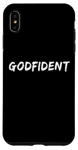 Godfident �N���X�`���� �M�� �_�ւ̐M�� �@������ �X�}�z�P�[�X iPhone XS Max �p