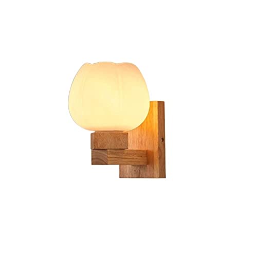 Lumière murale chêne LED applique E27 lampe escalier moderne