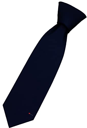 Cravate en laine unie pour costume bleu marine au bureau ou en soirée
