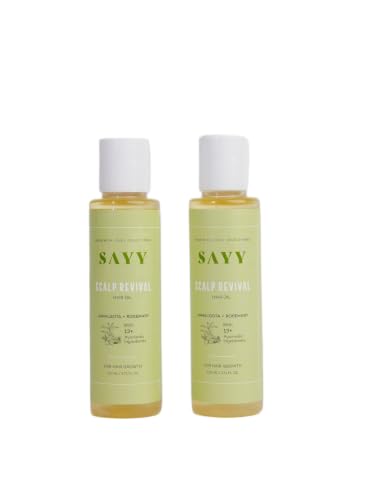 Image of SAYY Rosemary Hair Oil with 13+ Ayurvedic Oils Extracts for Hair Growth (Pack of 3)