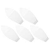 TEHAUX 5 Stück pack Anziehhilfe für Senioren Zehenlose Kompressionsstrümpfe Weiß Sockenanzieher aus Hautfreundlichem Material Hilfsmittel zum Einfachen Anziehen für Eingeschränkte