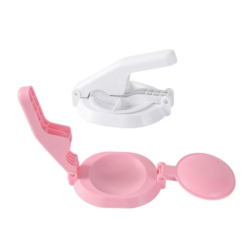 SHOWERORO Manual Dumpling Wrapper Maker Mold Round Pastry Dough Cutter Easy to Use Household Kitchenware Food Grade Plastic Random Color