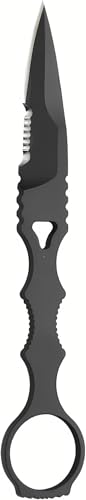 Pavceing Portable Knife 6.7 Inch 440C Fixed Blade Outdoor Camping Portable Straight Knife With Kydex Sheath The Knife Comes In Black And White thumb #5