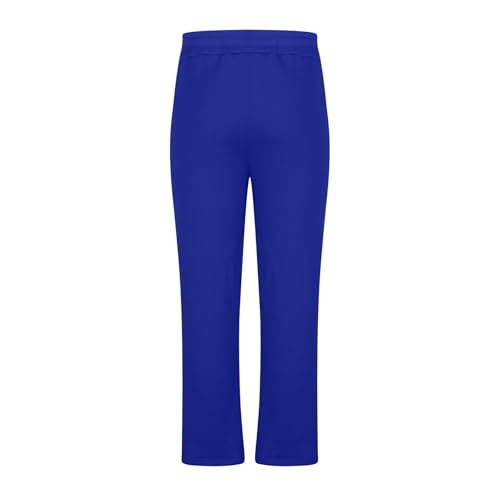 Men's Casual Sweatpants Baggy Joggers Elastic Waist Drawstring Wide Leg Cargo Lounge Running Pants with Pockets2