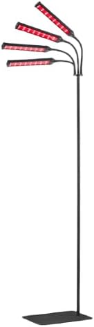 Akarishin Arikashin Red Light Therapy Lamp with Adjustable Stand, Timer, Height, Brightness - 660nm, 660nm+850nm, 660Nm+940nm- Effective for Body and Skin Vitality, 3-Head,White,36W