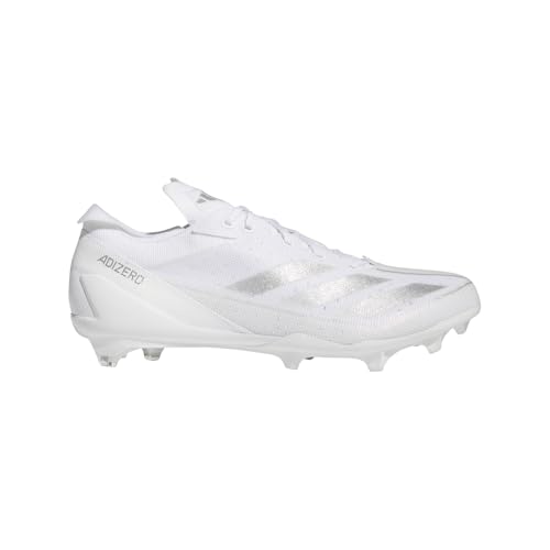 Image of adidas Mens Adizero Electric Football Sneakers Shoes - White