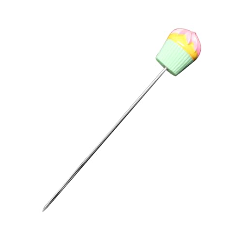 Unomor Stainless Steel Cake Baking Tool Taster Stick Needle Green for Muffin Fondant
