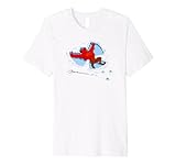 "I Wish I Were" cute Devil making a Snow Angel t-shirt