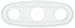 Delta RP51347 Lahara Gasket, Chrome