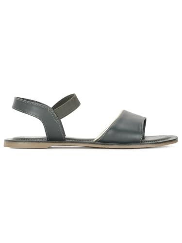 Image of Bata 5617 Christie Sandal E 24 Dark Green Sandals For Women|family outings|cushioning|adjustable straps|keep feet cool and dry|
