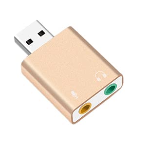 TECHBLAZE USB External Sound Card Audio Adapter Interface Converter with 3.5mm Headphone Microphone Input and Output Jack Plug and Play Sound Card for Laptop, pc, Studio Recording and BM800 Mic (B09DSPJQYX) Amazon Price History, Amazon Price Tracker