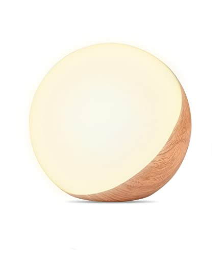 MIAROZ Lámpara de Mesa, Regulable Lámpara de Noche de Atmósfera con Sensor de Tacto, Lámpara de Tabla de Decoración con Modo RGB y Luz Blanca Caliente