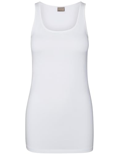VERO MODA Womens Vmmaxi My Soft Long Noos Tank Top, Bright White, L UK