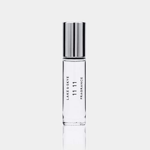 Lake & Skye 11 11 Rollerball Fragrance Oil, 0.33 fl oz (10 ml) - Clean, Sheer, Uplifting
