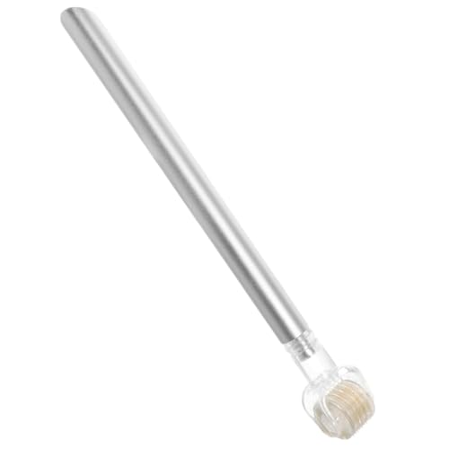 Anneome Micro Roller Manuale Per Sopracciglia Con Testina Sostituibile Manico in Acciaio Inossidabile Massaggiatore Preciso Per Cura Sopracciglia e Contorno Capelli Senza Burrs Facilità