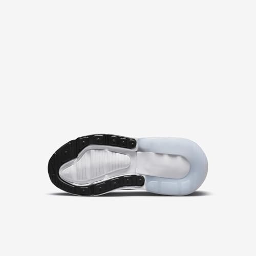 Nike Air Max 270 Little Kids' Shoe (AO2372-407, Obsidian/White/White/Cobalt Bliss) Size 11