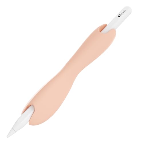 ELETIUO Grip Apple Pencil Pro ��1/��2����AUSB-C���f���ɑΉ� �ی�V���R���X���[�u�J�o�[ �l�ԍH�w�Ɋ�Â����f���A���w�b�h�f�U�C�� ���C�[�d�ƃ_�u���^�b�v�ɑΉ� �s���N