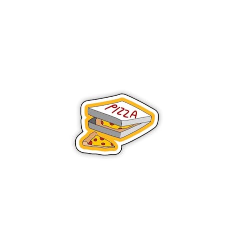 Image of Gift Me Bazar Pizza Fast Food Fridge Magnet for Refrigerator | Foody Food Lover Pizza Magnet Sticker | Magnet for Home, Kitchen and Office Decoration