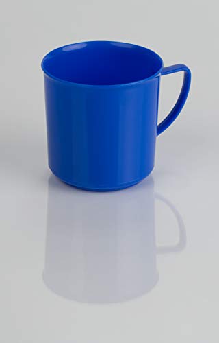 Kimmel Gobelet à anse réutilisable en plastique Bleu 180 ml Cover